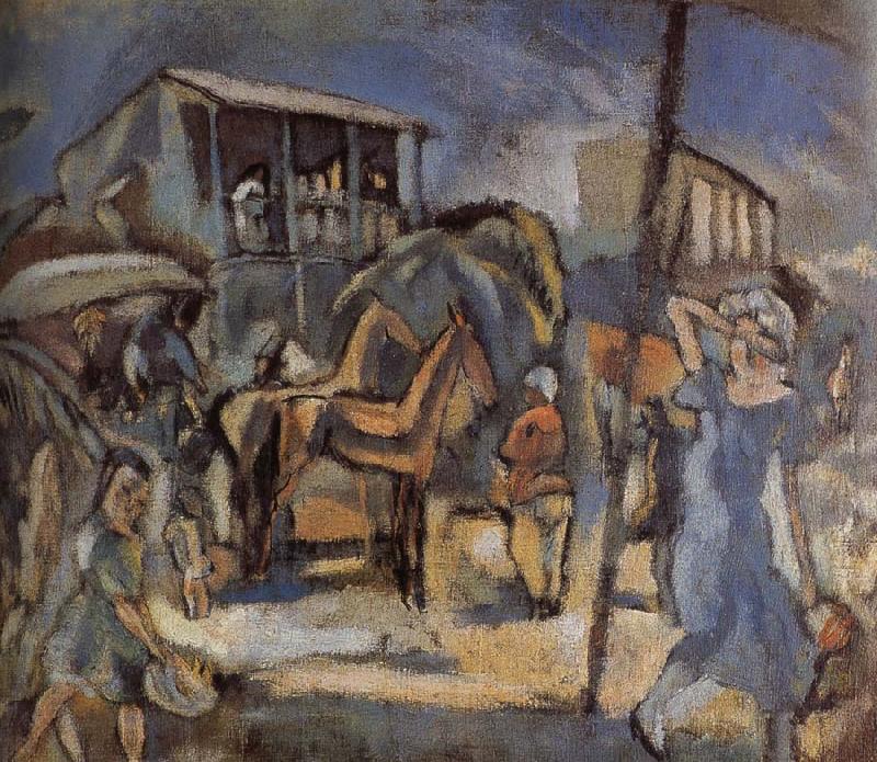 Jules Pascin Cuba-s people oil painting picture